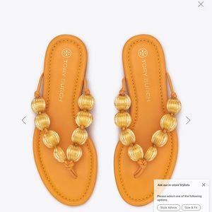 Tory Burch beaded Capri sandal NEW